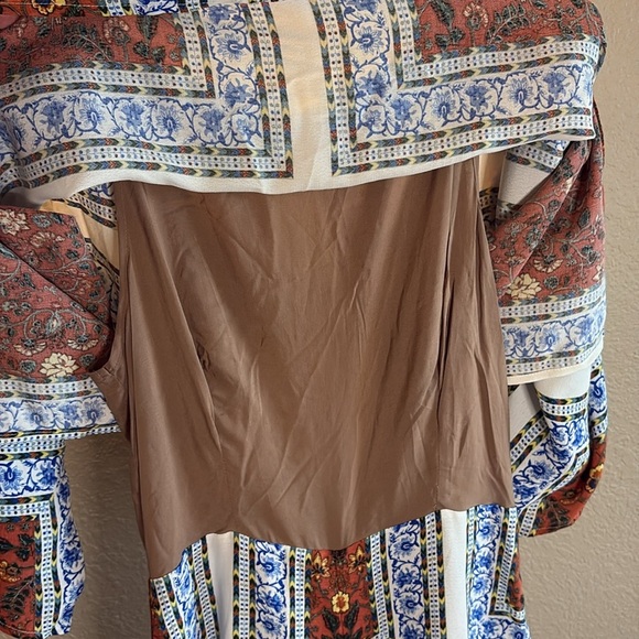 Revolve Line and Dot Women's Floral Split Back Tasha Kimono Romper/Size Small - Picture 13 of 13